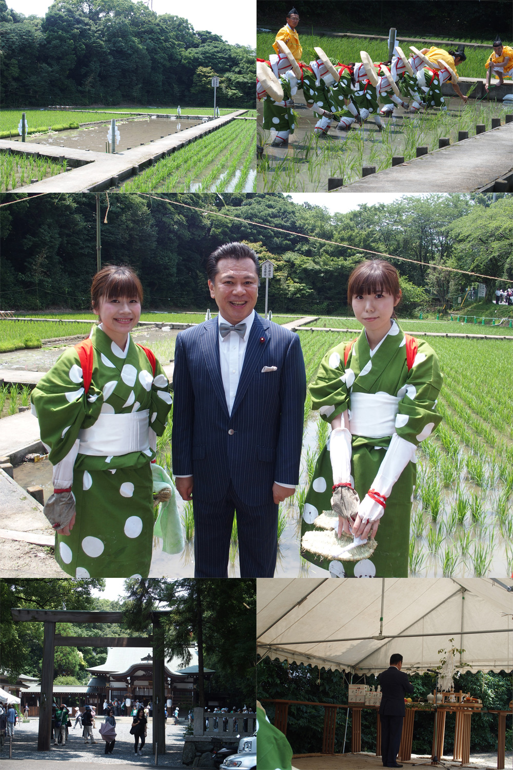 永上姉子神社お田植祭